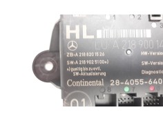 Recambio de modulo confort para mercedes-benz clase c (w204) lim. 2.1 cdi cat referencia OEM IAM A2189001401 A2188201526 A218902 2