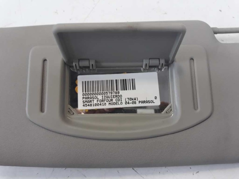 Recambio de parasol izquierdo para smart forfour cdi (70kw) referencia OEM IAM 4548100410  
