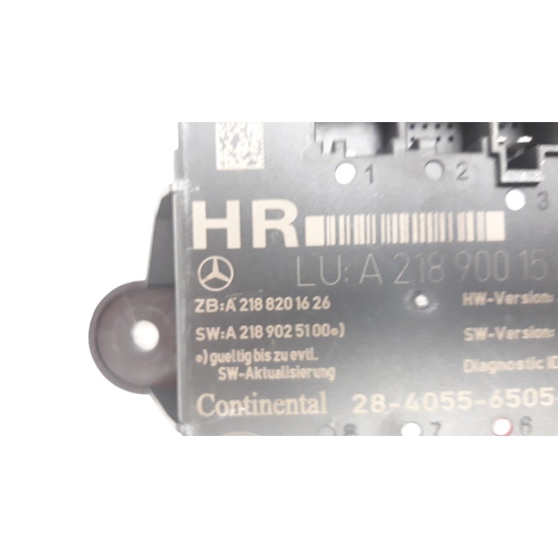 Recambio de modulo confort para mercedes-benz clase c (w204) lim. 2.1 cdi cat referencia OEM IAM A2189001501  