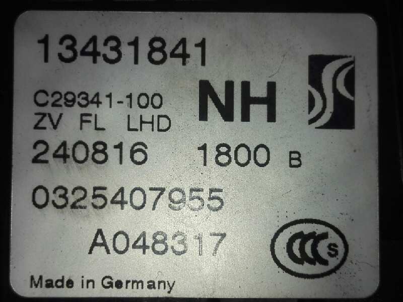 Recambio de cerradura puerta delantera izquierda para opel corsa e edition referencia OEM IAM 13431841 240816 0325407955