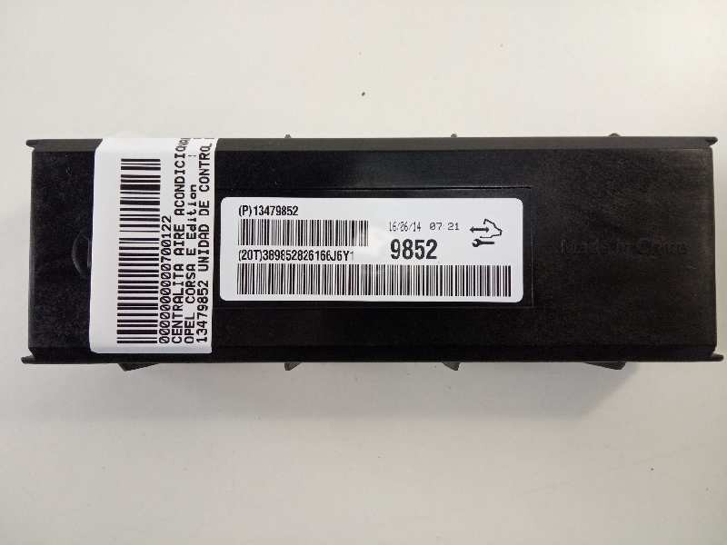 Recambio de centralita aire acondicionado para opel corsa e edition referencia OEM IAM 13479852  
