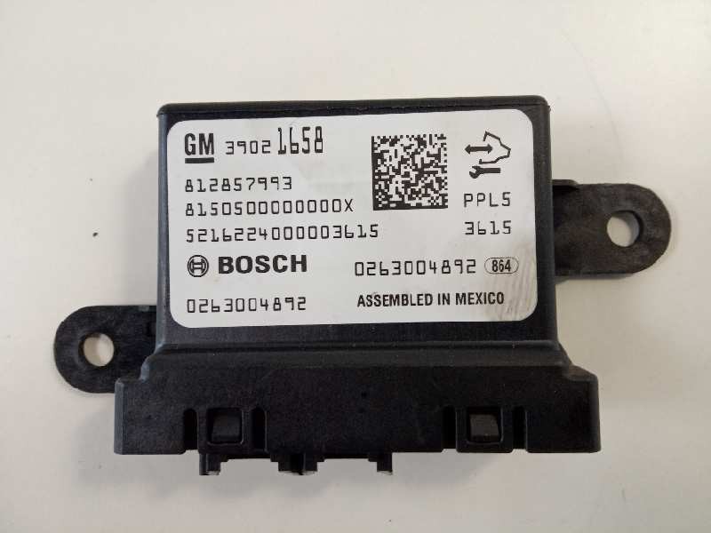 Recambio de modulo electronico para opel corsa e edition referencia OEM IAM 39021658  
