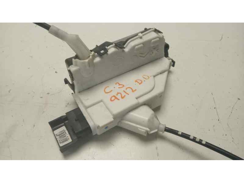 Recambio de cerradura puerta delantera derecha para citroen c3 tonic referencia OEM IAM 9800624680  