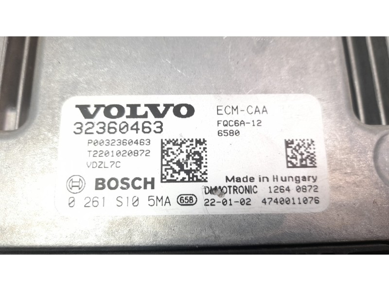 Recambio de centralita motor uce para volvo xc 40 essential 2wd referencia OEM IAM 32360463 0261S105MA 