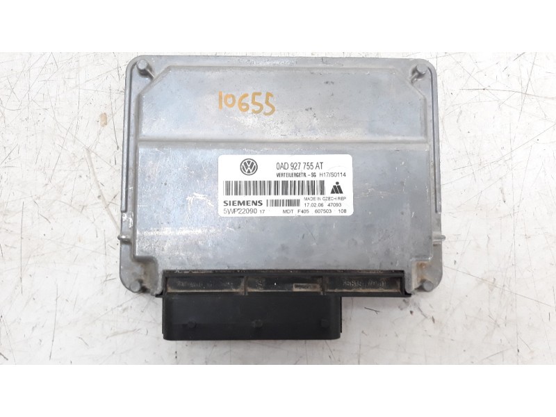 Recambio de centralita cambio automatico para volkswagen touareg (7la) 3.2 v6 24v referencia OEM IAM 0AD927755AT  