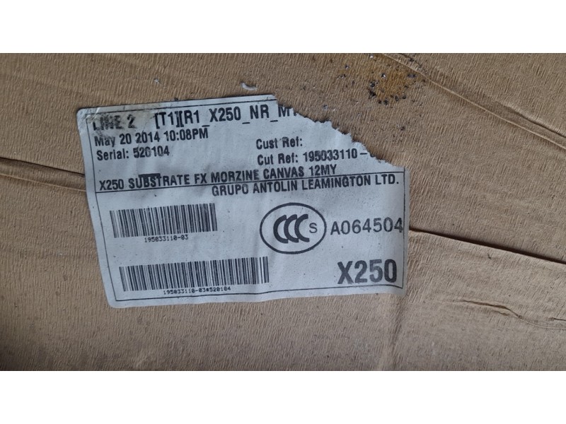 Recambio de techo interior para jaguar xf 3.0 v6 diesel luxury referencia OEM IAM C2Z17504LHJ  