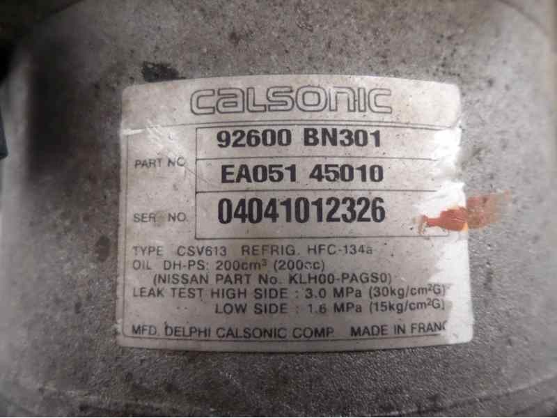 Recambio de compresor aire acondicionado para nissan almera tino (v10m) básico referencia OEM IAM 92600BN301 32690 