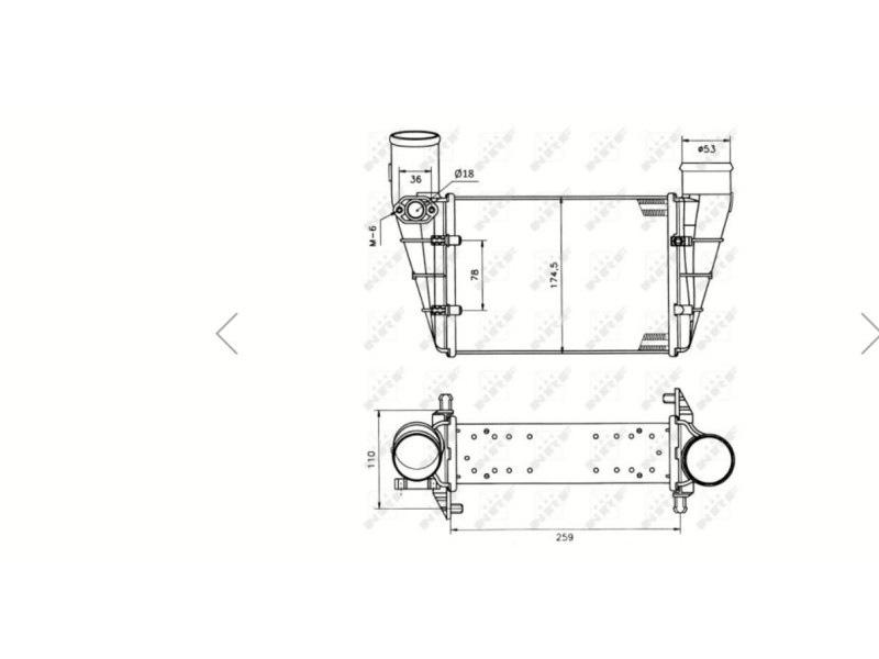 Recambio de intercooler para audi a4 avant (b5) 1.9 tdi referencia OEM IAM 058145805A 1148ML376727581V 30127A