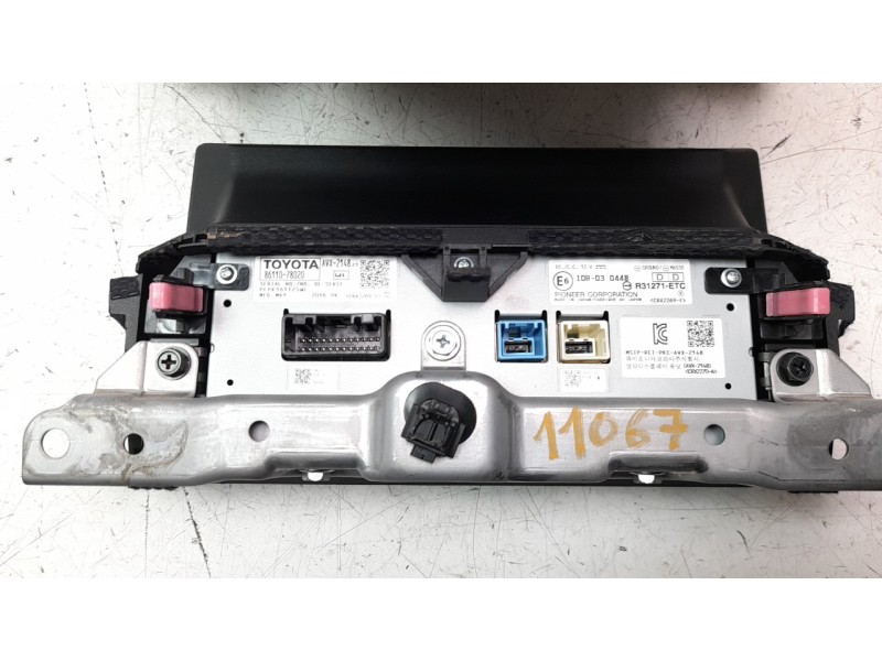 Recambio de sistema navegacion gps para lexus nx 2.5 16v cat (híbrido) referencia OEM IAM 8614078160  