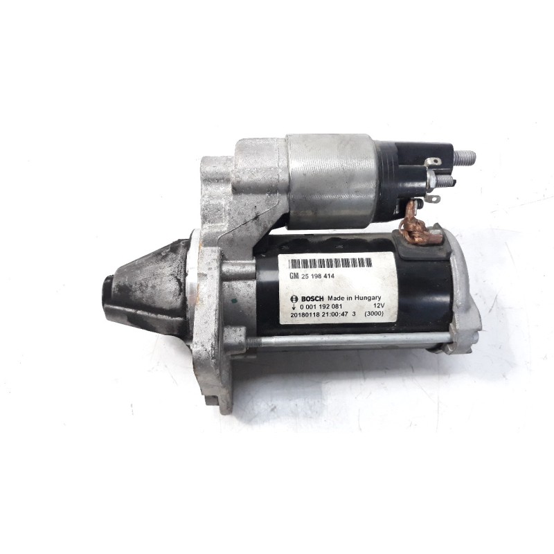 Recambio de motor arranque para opel corsa e selective referencia OEM IAM 25198414 ARF950201HQ 