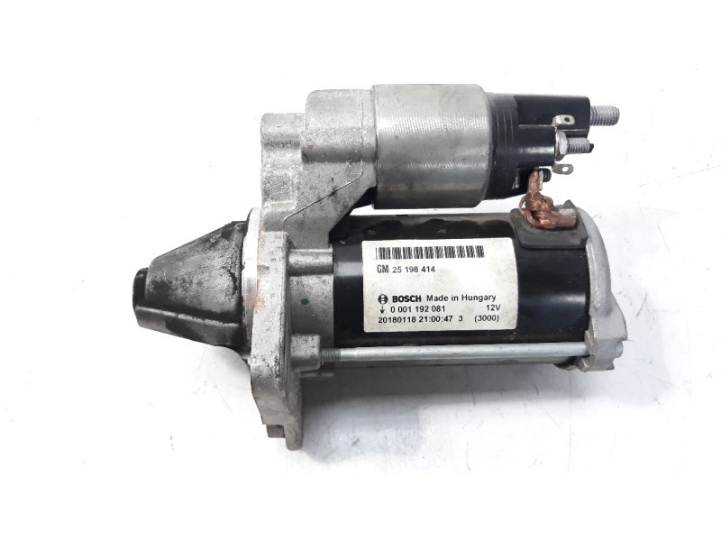 Recambio de motor arranque para opel corsa e selective referencia OEM IAM 25198414 ARF950201HQ 