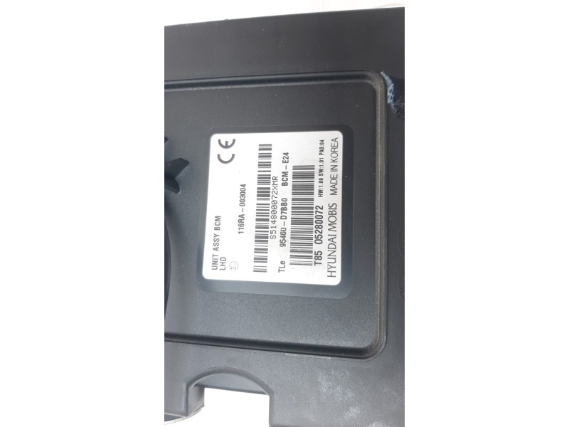 Recambio de modulo electronico para hyundai tucson 1.7 crdi cat referencia OEM IAM 95400D7BB0 116RA003004 T85QC090384