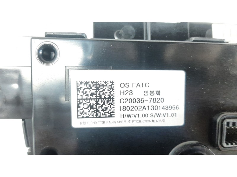 Recambio de mando climatizador para hyundai kona 1.0 tgdi cat referencia OEM IAM 97250J9370TMT  