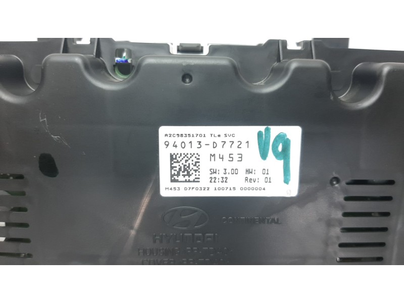 Recambio de cuadro instrumentos para hyundai tucson 1.7 crdi cat referencia OEM IAM 94013D7721  