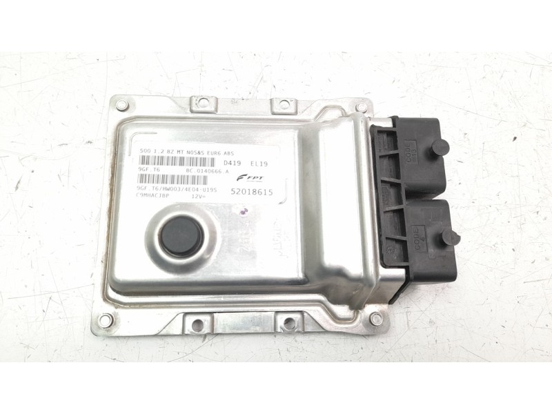 Recambio de centralita motor uce para fiat 500 referencia OEM IAM 52018615  