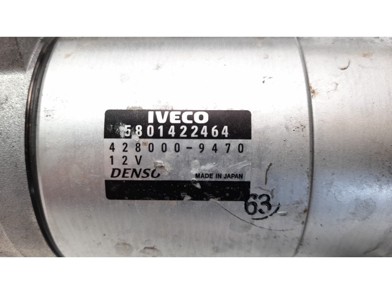 Recambio de motor arranque para iveco daily furgón 2.3 diesel referencia OEM IAM 5801422464 ARF940404 