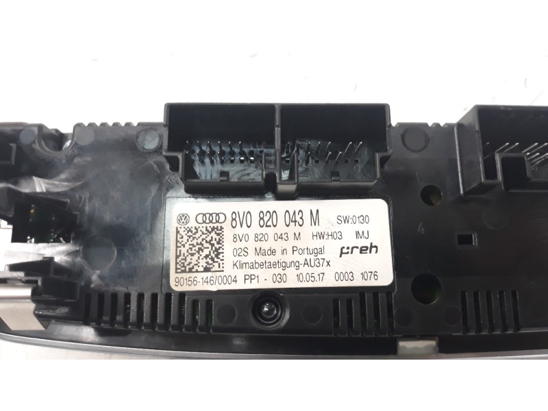 Recambio de mando climatizador para audi a3 sportback (8vf) 1.6 tdi referencia OEM IAM 8V0820043M  