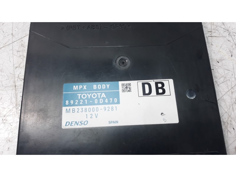 Recambio de modulo electronico para toyota yaris referencia OEM IAM 892210D470  