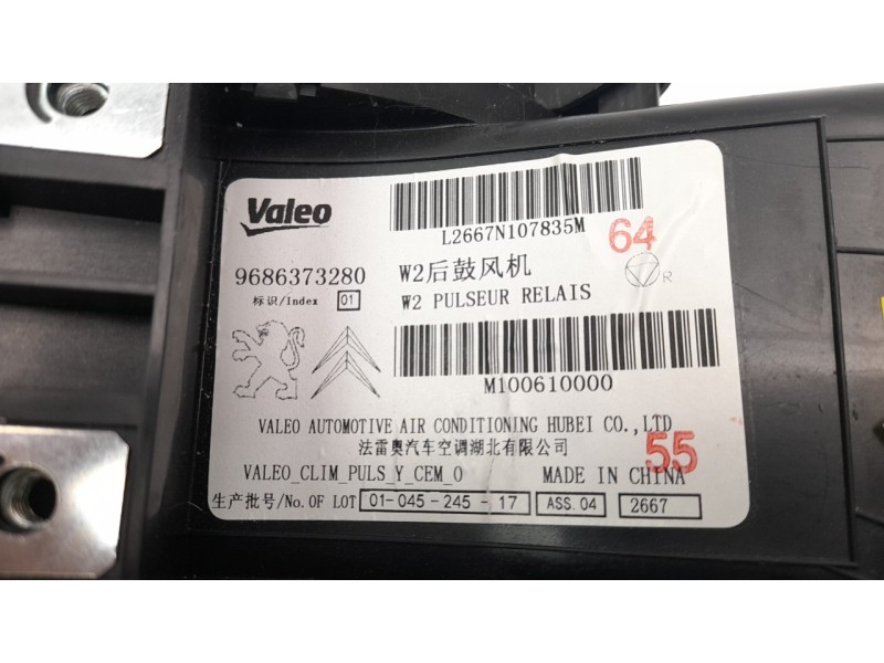 Recambio de ventilador calefaccion para peugeot 508 2.0 blue-hdi fap referencia OEM IAM 9686373280  