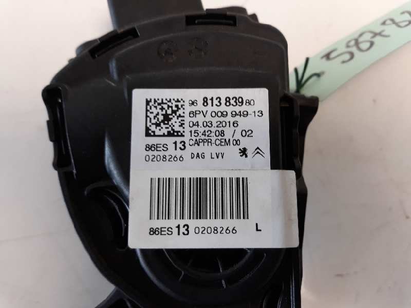 Recambio de potenciometro pedal para citroen c3 picasso live edition referencia OEM IAM 9681383980 6PV009949 