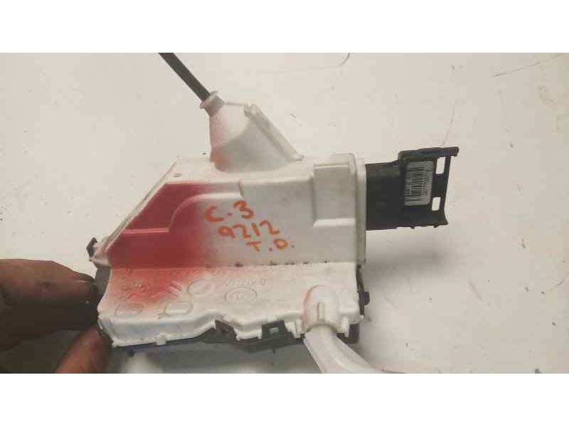 Recambio de cerradura puerta trasera derecha para citroen c3 tonic referencia OEM IAM 9800624980  