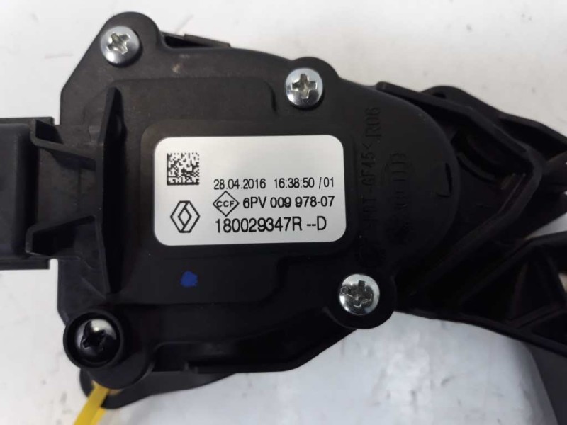 Recambio de potenciometro pedal para renault clio iv dynamique referencia OEM IAM 180029347R 6PV009978 