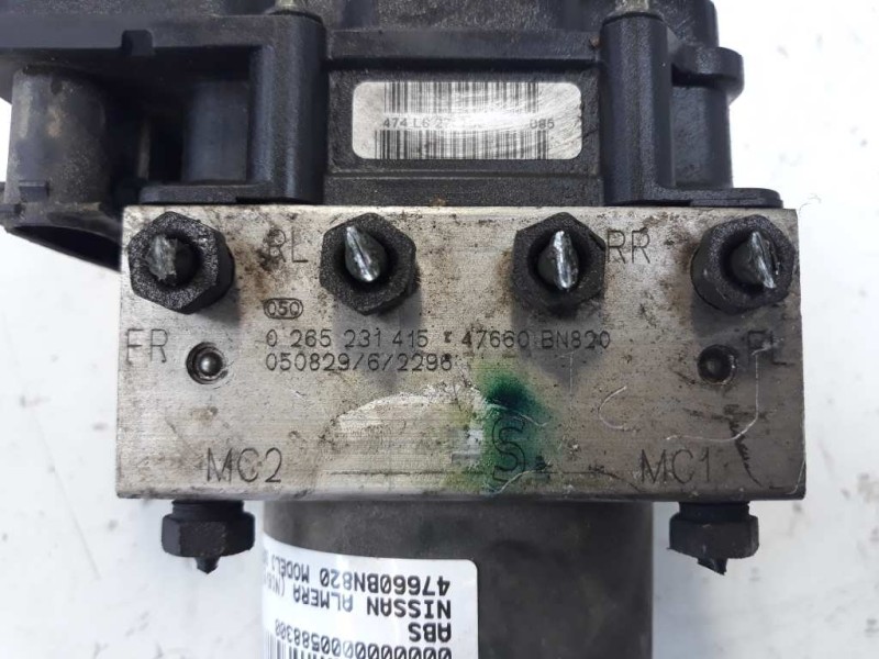 Recambio de abs para nissan almera (n16/e) acenta referencia OEM IAM 47660BN820  