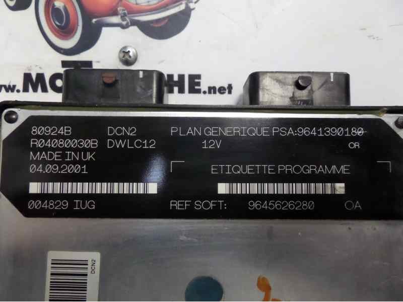 Recambio de centralita motor uce para peugeot 206 berlina xr referencia OEM IAM 9641390180 9645626280 