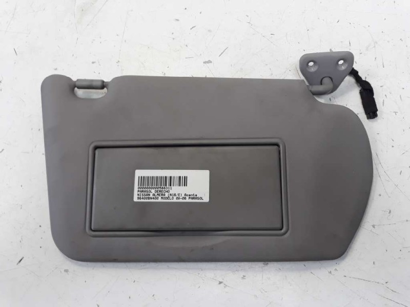 Recambio de parasol derecho para nissan almera (n16/e) acenta referencia OEM IAM 96400BN400  