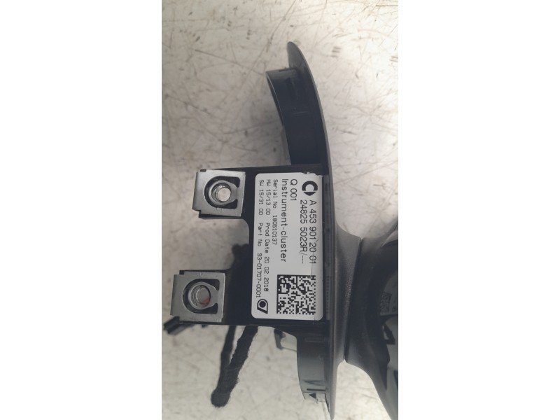 Recambio de cuadro instrumentos para smart fortwo coupe referencia OEM IAM A4539012001  