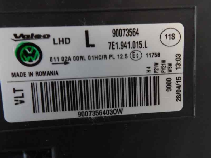 Recambio de faro izquierdo para volkswagen t6 bus referencia OEM IAM 7E1941015L  