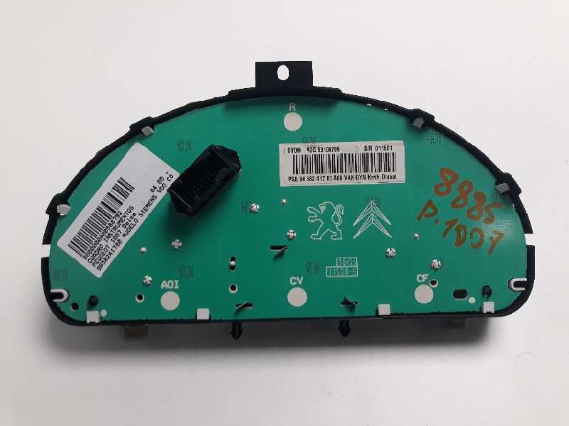 Recambio de cuadro instrumentos para peugeot 1007 dolce referencia OEM IAM 9658241780 A2C53106799 