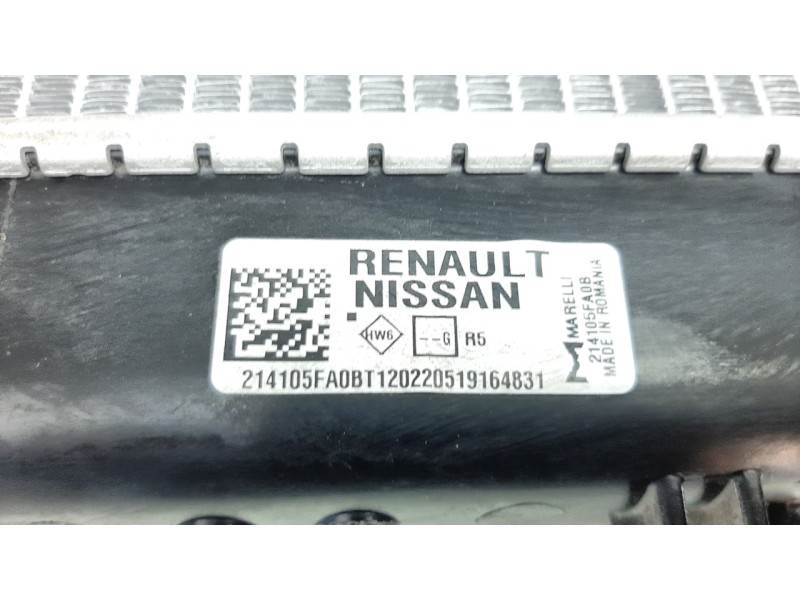 Recambio de radiador agua para dacia jogger comfort referencia OEM IAM 214105FA0B 550070 