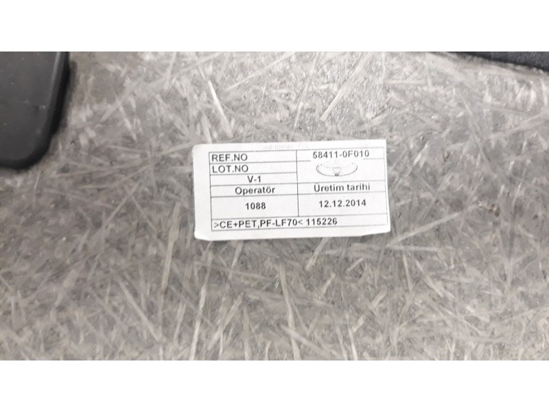 Recambio de bandeja trasera para toyota verso 1.6 16v cat referencia OEM IAM 584110F010  