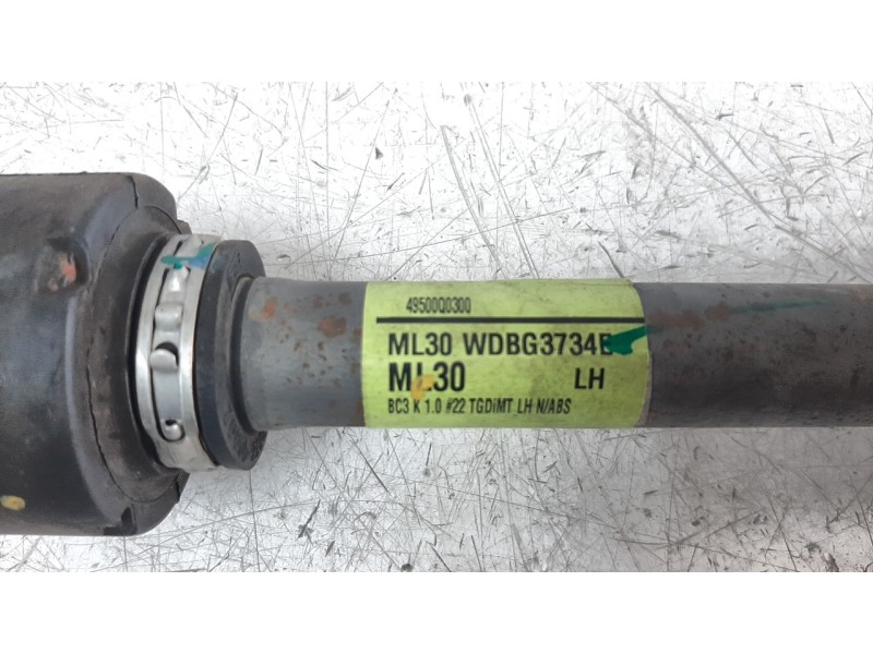 Recambio de transmision delantera izquierda para hyundai i20 1.0 tgdi cat referencia OEM IAM 49500Q0300  
