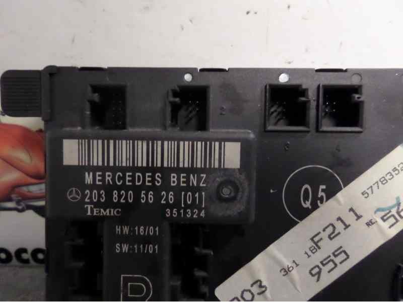 Recambio de modulo confort para mercedes-benz clase c (w203) berlina 270 cdi (203.016) referencia OEM IAM 2038205626  
