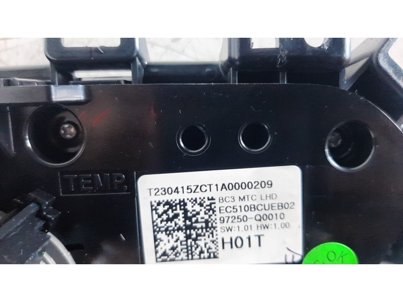 Recambio de mando calefaccion / aire acondicionado para hyundai i20 1.0 tgdi cat referencia OEM IAM 97250Q0010  