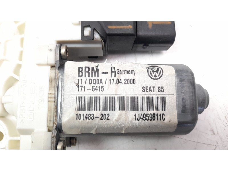 Recambio de motor elevalunas trasero izquierdo para seat toledo (1m2) 1.9 tdi referencia OEM IAM 1J4959811C  