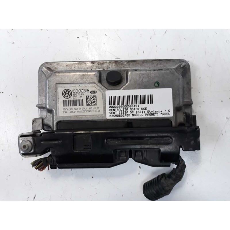 Recambio de centralita motor uce para seat ibiza sc (6j1) stylance / style referencia OEM IAM 03C906024BK 7BH3AIM7I 