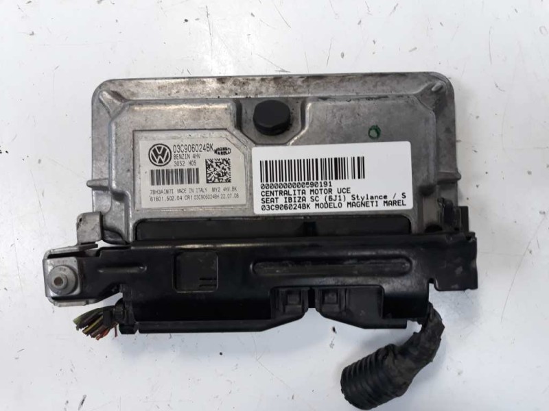 Recambio de centralita motor uce para seat ibiza sc (6j1) stylance / style referencia OEM IAM 03C906024BK 7BH3AIM7I 