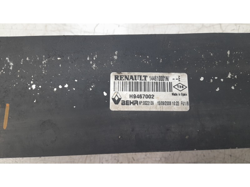 Recambio de intercooler para renault laguna iii dynamique referencia OEM IAM 144960001R 30312 30503