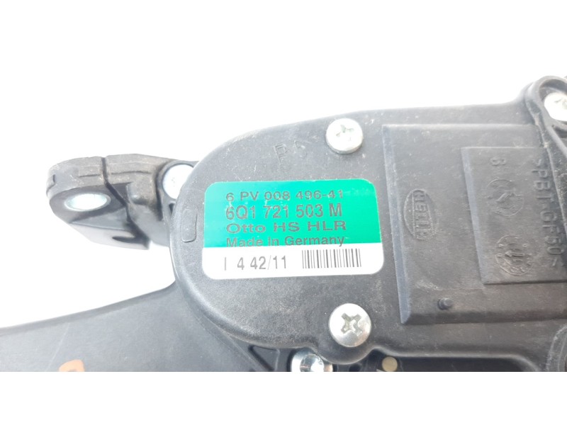 Recambio de potenciometro pedal para seat ibiza (6j5) 1.4 16v referencia OEM IAM 6Q1721503M 6PV00849641 