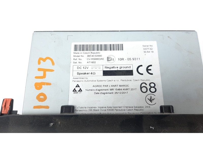 Recambio de sistema navegacion gps para toyota corolla (e21) referencia OEM IAM 8614002680  