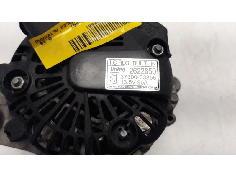 Recambio de alternador para kia rio 1.2 cat referencia OEM IAM 3730003355 ALF970123 A2614287
