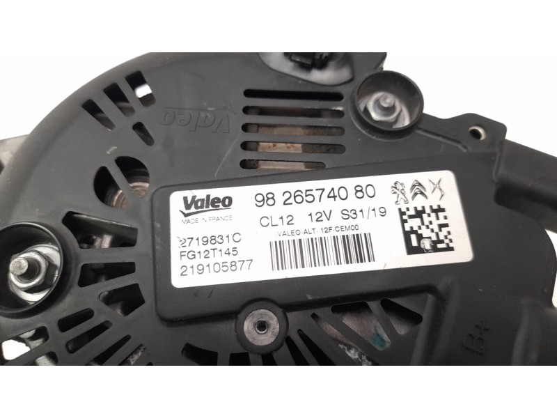 Recambio de alternador para opel grandland x 1.2 referencia OEM IAM 9826574080  