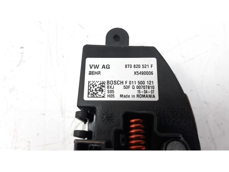 Recambio de resistencia calefaccion para audi a4 ber. (b8) 2.0 16v tdi referencia OEM IAM 8T0820521F  