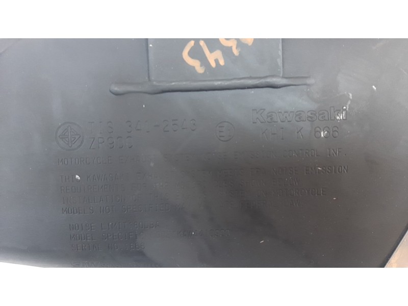 Recambio de silenciador trasero para kawasaki z 900 z 900 referencia OEM IAM 490690823  