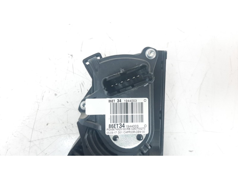 Recambio de potenciometro pedal para peugeot 3008 1.6 blue-hdi fap referencia OEM IAM 9674829180  
