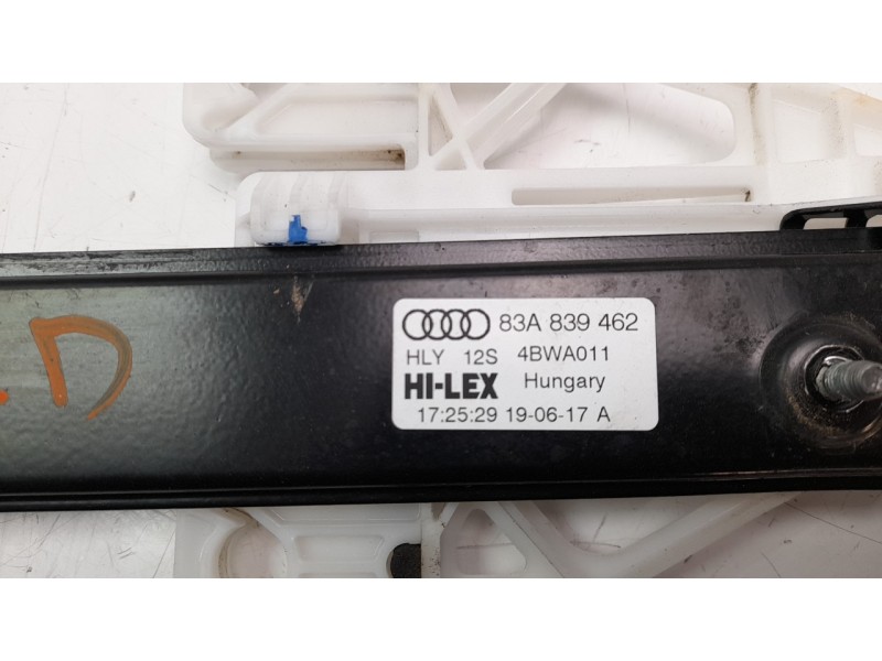 Recambio de elevalunas trasero derecho para audi q3 (f3b) 1.5 16v tsi act referencia OEM IAM 83A839462  