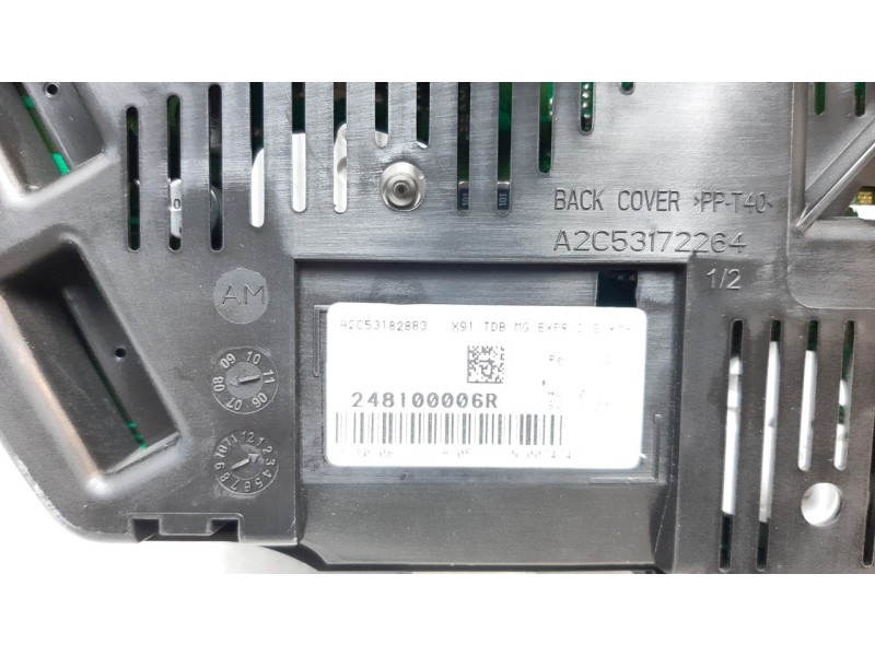 Recambio de cuadro instrumentos para renault laguna iii dynamique referencia OEM IAM 248100006R  